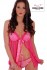 Noční košilka Babydoll Starry - Růžová